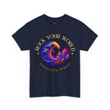 Rock Your World Moonlight Crystal Wave Tee - Unisex Heavy Duty