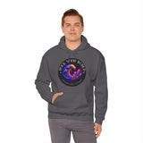 Rock Your World Moonlight Wave Crystal Hoodie – Unisex Heavy Duty Pullover Hooded Sweatshirt