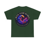 Rock Your World Moonlight Wave Crystal Tee – Heavy Duty Unisex BACK Print + Front Logo