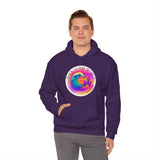 Rock Your World Retro Heatwave Crystal Sunset Crashing Wave Hoodie – Unisex Heavy Duty Pullover Hooded Sweatshirt