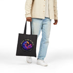 Rock Your World Moonlight Wave Crystal Tote – 15x16 Canvas Bag