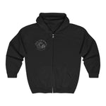Rock Your World Moonlight Wave Crystal Zip Hoodie – Unisex Heavy Blend Full-Zip Sweatshirt