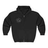Rock Your World Moonlight Wave Crystal Zip Hoodie – Unisex Heavy Blend Full-Zip Sweatshirt
