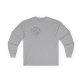 Rock Your World Moonlight Wave Crystal Long Sleeve Shirt – Unisex Heavy Cotton BACK Print + Front Logo
