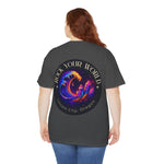 Rock Your World Moonlight Wave Crystal Tee – Heavy Duty Unisex BACK Print + Front Logo