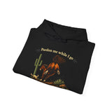 Refuse Domestication Wild Horse Hoodie - Feral Nature Graphic Sweatshirt