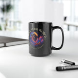 Rock Your World Moonlight Wave Crystal Mug – Black Ceramic 11oz or 15oz