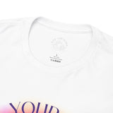 Rock Your World Retro Heatwave Crystal Sunset Crashing Wave Tee - Unisex Heavy Duty T-Shirt