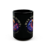 Rock Your World Moonlight Wave Crystal Mug – Black Ceramic 11oz or 15oz