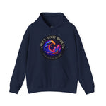 Rock Your World Moonlight Wave Crystal Hoodie – Unisex Heavy Duty Pullover Hooded Sweatshirt