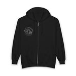 Rock Your World Moonlight Wave Crystal Zip Hoodie – Unisex Heavy Blend Full-Zip Sweatshirt