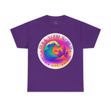 Rock Your World Retro Heatwave Crystal Sunset Crashing Wave Tee - Unisex Heavy Duty T-Shirt