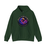 Rock Your World Moonlight Wave Crystal Hoodie – Unisex Heavy Duty Pullover Hooded Sweatshirt