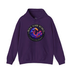 Rock Your World Moonlight Wave Crystal Hoodie – Unisex Heavy Duty Pullover Hooded Sweatshirt