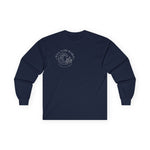 Rock Your World Moonlight Wave Crystal Long Sleeve Shirt – Unisex Heavy Cotton BACK Print + Front Logo