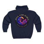 Rock Your World Moonlight Wave Crystal Zip Hoodie – Unisex Heavy Blend Full-Zip Sweatshirt