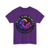 Rock Your World Moonlight Crystal Wave Tee - Unisex Heavy Duty