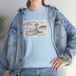 For When I Can’t Be There Tee – Siletz Bay Lincoln City Oregon Heavy Duty T-Shirt