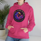 Rock Your World Moonlight Wave Crystal Hoodie – Unisex Heavy Duty Pullover Hooded Sweatshirt