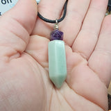 Crystal Pendant Necklace in Sterling Silver - Rock Your World 