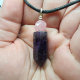 Crystal Pendant Necklace in Sterling Silver - Rock Your World 