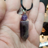 Crystal Pendant Necklace in Sterling Silver - Rock Your World 