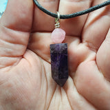 Crystal Pendant Necklace in Sterling Silver - Rock Your World 