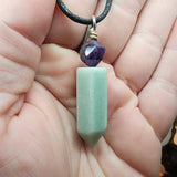 Crystal Pendant Necklace in Sterling Silver - Rock Your World 