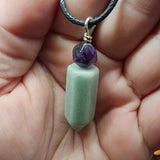 Crystal Pendant Necklace in Sterling Silver - Rock Your World 