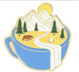 Cuppa Wanderlust Enamel Pin