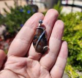 Snake River Dendritic Agate in Sterling Silver