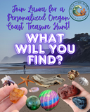 Oregon Coast Treasure Hunt with Laura - Lincoln City Beachcombing Adventure
