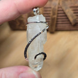 Quartz Crystal Pendant – Ice Ladder in Sterling Silver