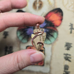 Picture Jasper Arrowhead Pendant – Copper Wrapped