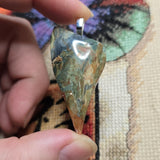 Gary Green Jasper Pendant – Sinter Mat from McDermitt Caldera