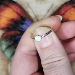 Australian Precious Opal Ring in Sterling Silver Size 7 GL
