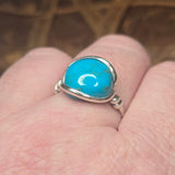 Sleeping Beauty Turquoise Ring – Sterling Silver sz 12