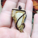 Oregon Desert Jasper Pendant in Copper