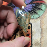 Gary Green Jasper Pendant – Sinter Mat from McDermitt Caldera