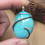 Desert Sky Blue Vintage Turquoise Pendant – Sterling Silver - Rock Your World 