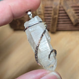 Quartz Crystal Pendant – Ice Ladder in Sterling Silver