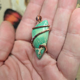 Sea Sediment Jasper Pendant – Copper Wrap