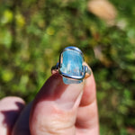 Raw Aquamarine Sterling Silver Ring Size 6 – Ocean Blue Clarity