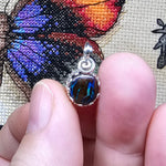 Lightning Strikes Boulder Opal Pendant in Sterling Silver