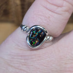 Koroit Boulder Opal Ring sz 8 – Sterling Silver