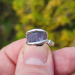 Rare Purple Tourmaline Ring sz 5.5 – Sterling Silver Natural Crystal