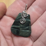 Morrisonite Picture Jasper Pendant Necklace in Sterling Silver