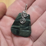 Morrisonite Picture Jasper Pendant Necklace in Sterling Silver
