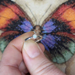 Australian Precious Opal Ring in Sterling Silver Size 6