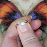 Australian Precious Opal Ring in Sterling Silver Size 7 GL